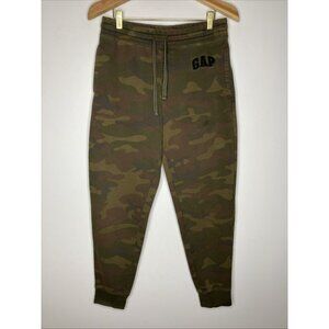 Gap Sweatpants Camo Camouflage Green Women's Medium With Pockets